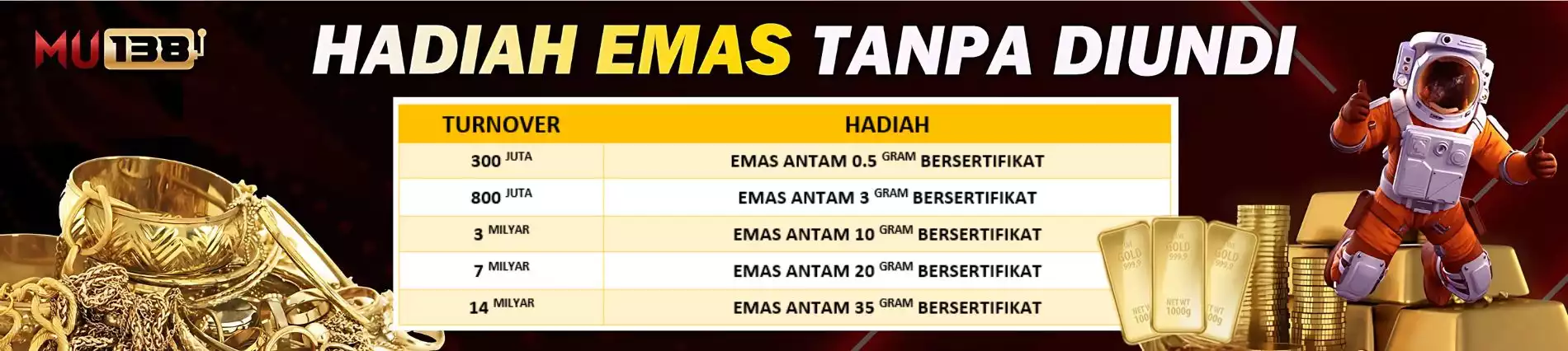 Promosi Hadiah Emas